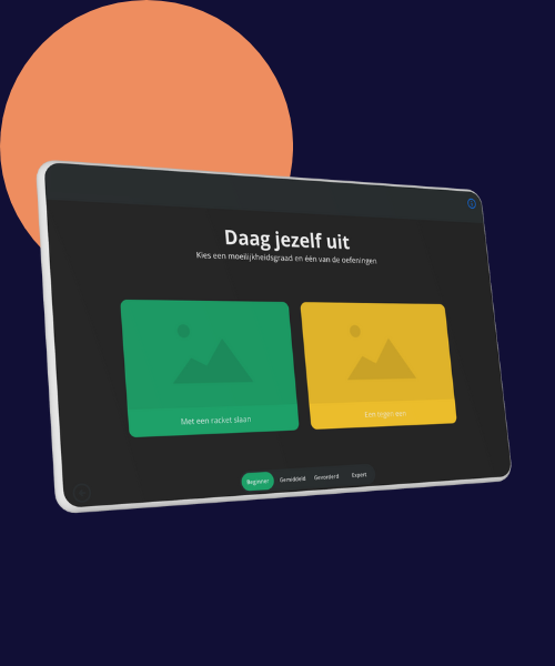 Mockup of the SAM app