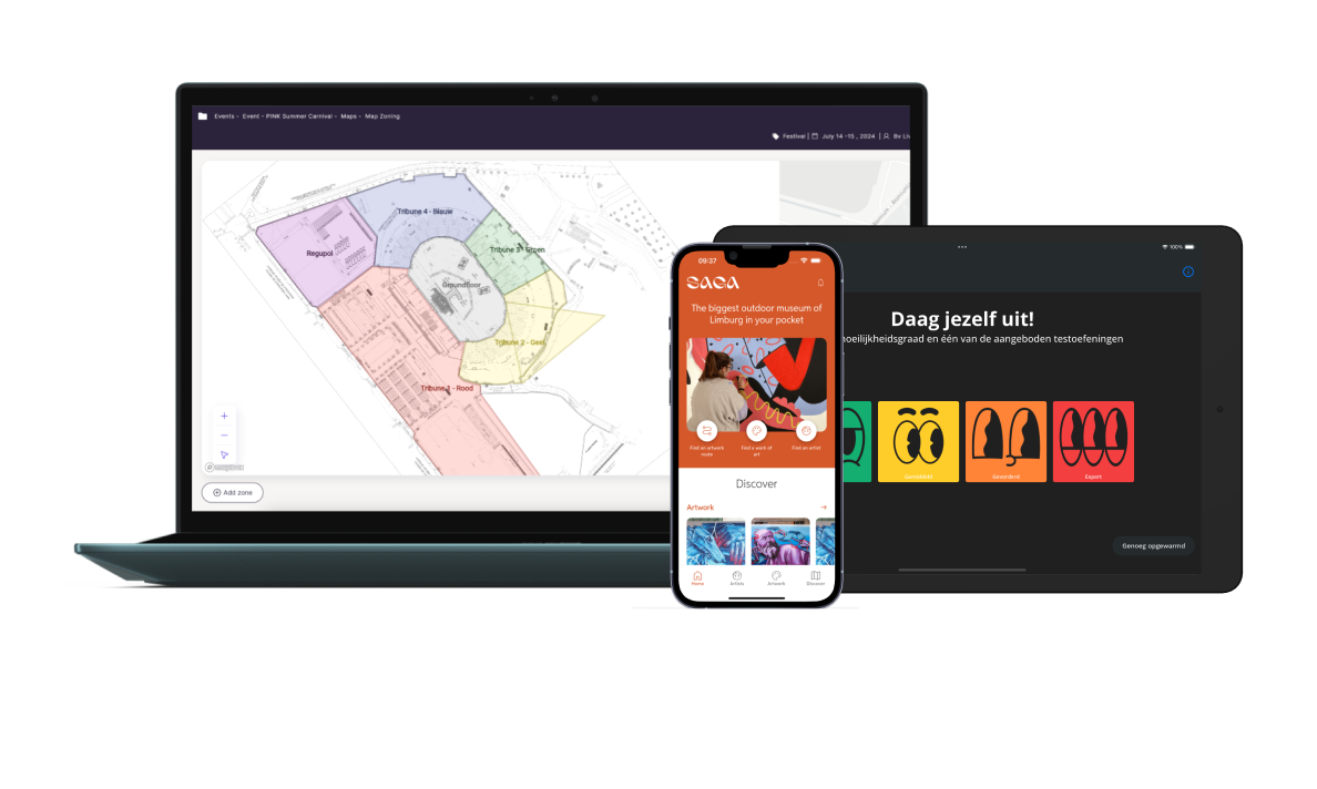 Screenshot of an application developed by IT Licious