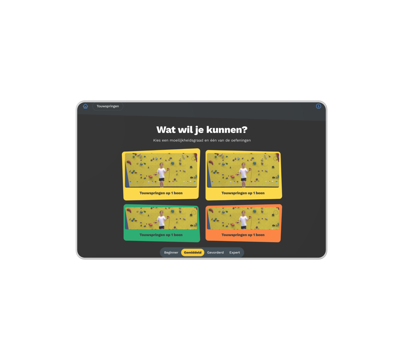 Visual of the SAM app